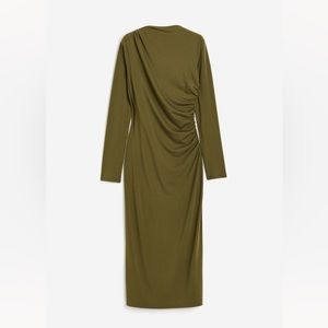 NWT H&M draped jersey dress